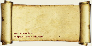 Isak Andrić vizit kartica